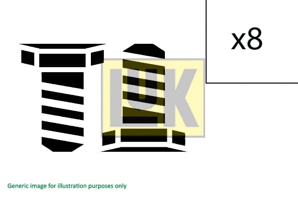 Kruvikomplekt, hooratas Schaeffler LuK 411 0124 10