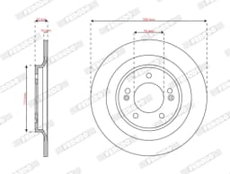 Piduriketas FERODO DDF3168C