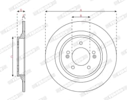 Piduriketas FERODO DDF3099C