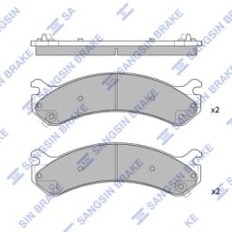 Piduriklotsi komplekt, ketaspidur Hi-Q SP1309