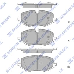 Piduriklotsi komplekt, ketaspidur Hi-Q SP4452