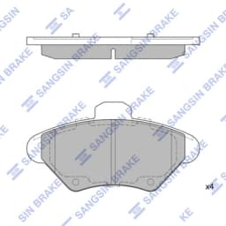 Piduriklotsi komplekt, ketaspidur Hi-Q SP1262