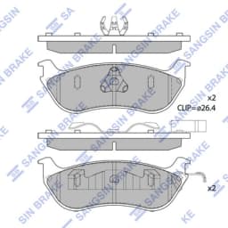 Piduriklotsi komplekt, ketaspidur Hi-Q SP1339