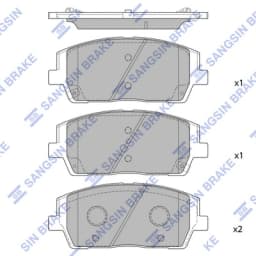 Piduriklotsi komplekt, ketaspidur Hi-Q SP4327