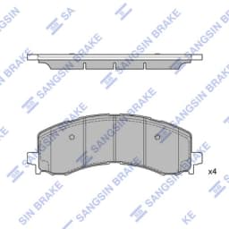 Piduriklotsi komplekt, ketaspidur Hi-Q SP4503