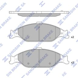 Piduriklotsi komplekt, ketaspidur Hi-Q SP4304