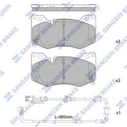 Piduriklotsi komplekt, ketaspidur Hi-Q SP2845