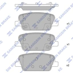 Piduriklotsi komplekt, ketaspidur Hi-Q SP4328