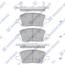 Piduriklotsi komplekt, ketaspidur Hi-Q SP2178