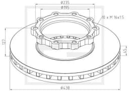 Piduriketas PE Automotive 146.204-00A
