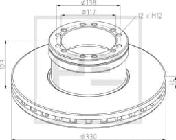 Piduriketas PE Automotive 106.206-00A