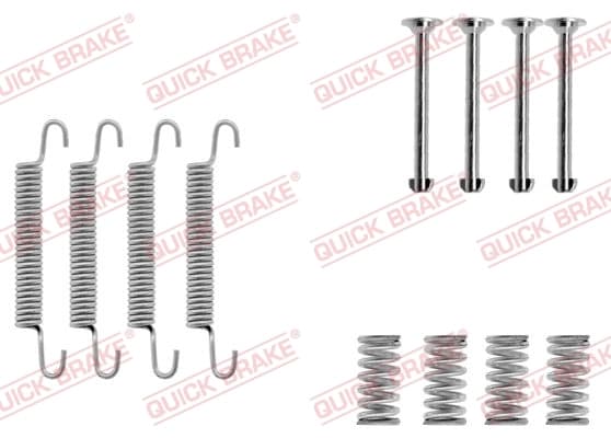 Lisakomplekt, seisupiduriklotsid QUICK BRAKE 105-0667