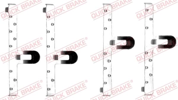 Lisakomplekt, ketaspiduriklotsid QUICK BRAKE 109-1048