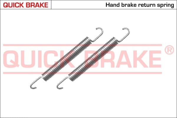 Lisakomplekt, seisupiduriklotsid QUICK BRAKE 105-0480