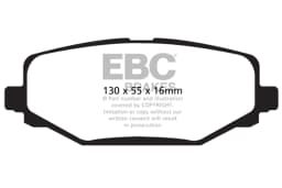 Piduriklotsi komplekt, ketaspidur EBC Brakes DP61889