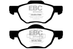 Piduriklotsi komplekt, ketaspidur EBC Brakes DP21525