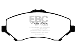 Piduriklotsi komplekt, ketaspidur EBC Brakes DP61798
