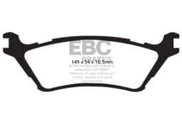 Piduriklotsi komplekt, ketaspidur EBC Brakes DP61891