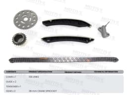 Mootori keti komplekt MOTIVE TCK223