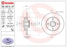 Piduriketas BREMBO 08.9512.27