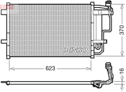 Kondensaator, kliimaseade DENSO DCN44007