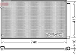 Kondensaator, kliimaseade DENSO DCN51017
