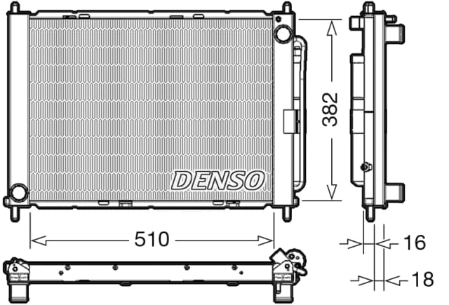 Jahutusmoodul DENSO DRM23104
