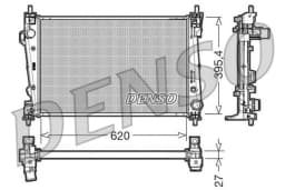 Radiaator, mootorijahutus DENSO DRM01007