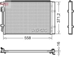 Kondensaator, kliimaseade DENSO DCN41015