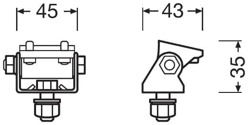 Kinnitus, töövalgustus ams-OSRAM LEDPWLACC101