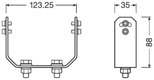 Kinnitus, töövalgustus ams-OSRAM LEDPWLACC102