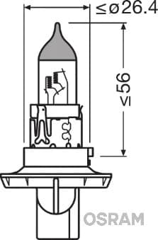 Hõõgpirn, Kaugtuli ams-OSRAM 9008