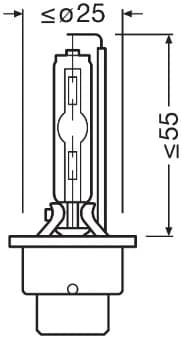 Hõõgpirn, Kaugtuli ams-OSRAM 66440XN2