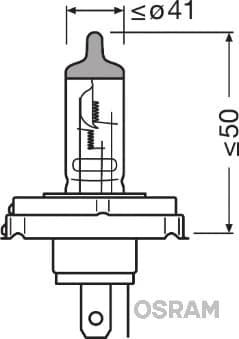 Hõõgpirn, Kaugtuli ams-OSRAM 64183