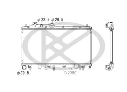 Radiaator, mootorijahutus KOYORAD PL092532