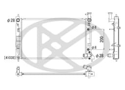 Radiaator, mootorijahutus KOYORAD PL031647