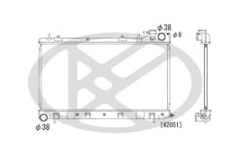 Radiaator, mootorijahutus KOYORAD PL092217