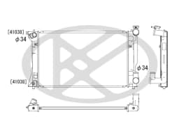 Radiaator, mootorijahutus KOYORAD PL011667