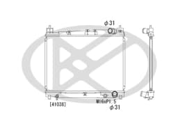 Radiaator, mootorijahutus KOYORAD PL010862