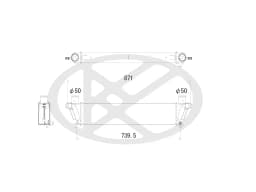Kompressoriõhu radiaator KOYORAD IA050127