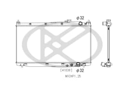Radiaator, mootorijahutus KOYORAD PL083885