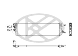 Radiaator, mootorijahutus KOYORAD PL453757R