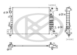Radiaator, mootorijahutus KOYORAD PL313209