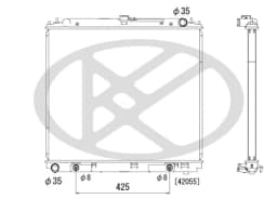 Radiaator, mootorijahutus KOYORAD PL021966
