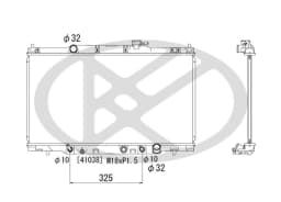 Radiaator, mootorijahutus KOYORAD PL081259