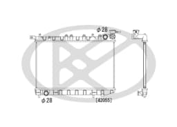 Radiaator, mootorijahutus KOYORAD PL021097