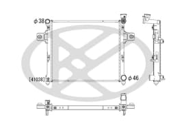 Radiaator, mootorijahutus KOYORAD PL331903