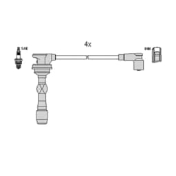 Süütesüsteemikomplekt HUECO 134118