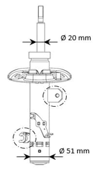 Amort KYB 3338070