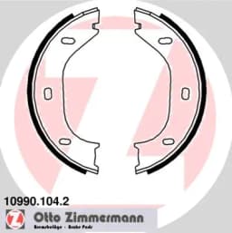 Piduriklotside komplekt, seisupidur ZIMMERMANN 10990.104.2